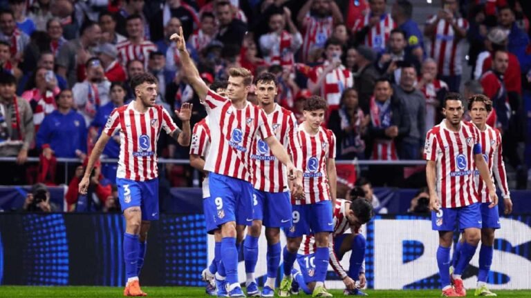 Atletico Madrid vs Club Brugge Match Result 4-1 in the UEFA Champions League
