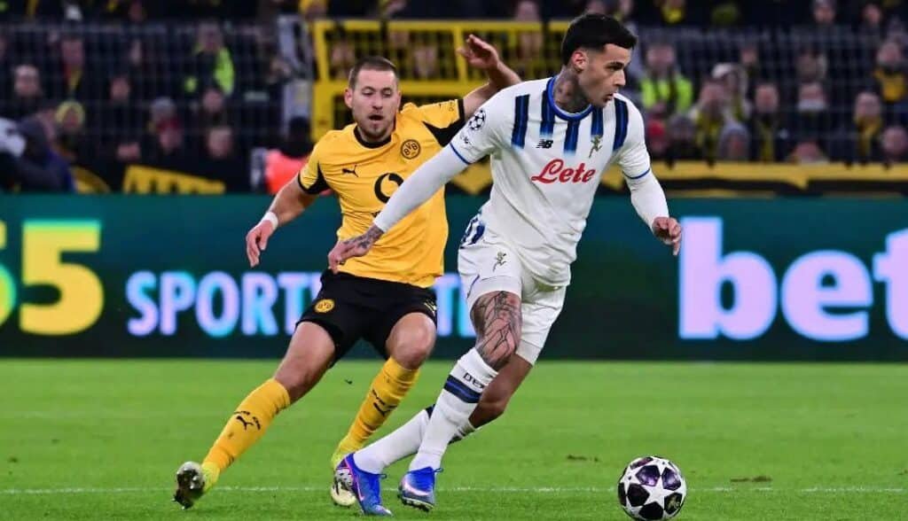 Borussia Dortmund vs Atalanta  Match Score 2–0
