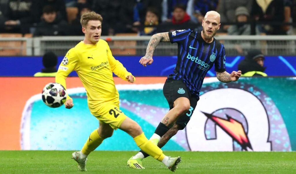 Inter Milan vs Bodø/Glimt Match Result 1-2 in the UEFA Champions League
