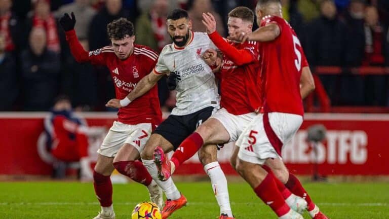 Nottingham Forest vs Liverpool Match Result 0–1 in Premier League