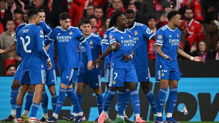 Real Madrid vs Benfica Match Score 1-0 in the UEFA Champions League