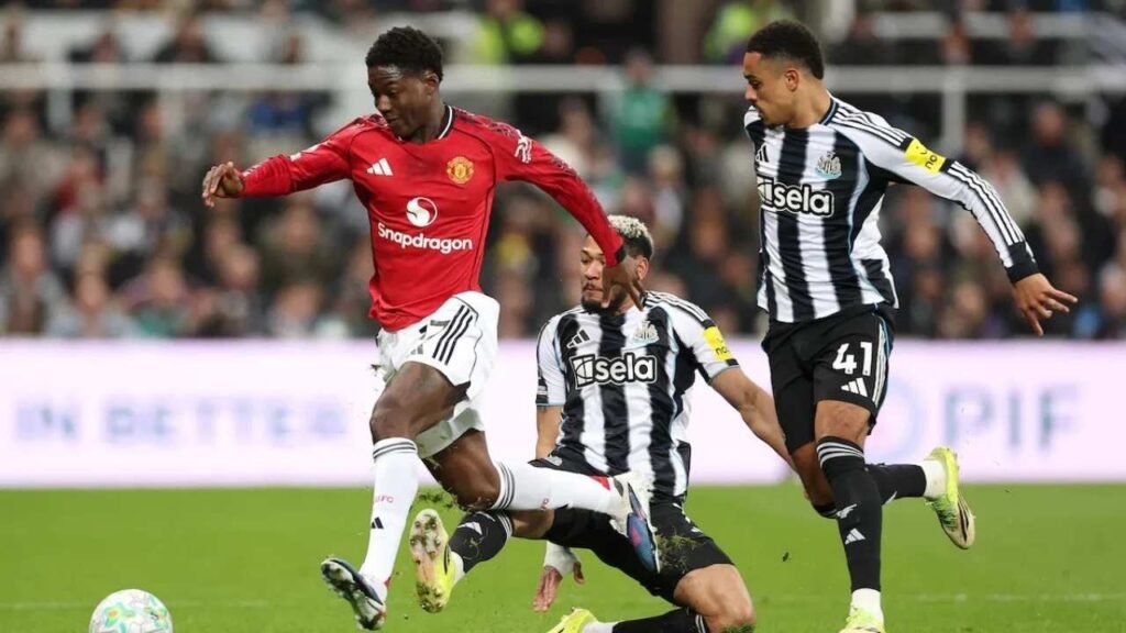 Newcastle vs Man United Match Result 2-1 in the Premier League