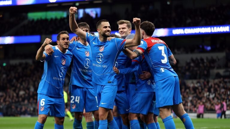 UEFA Champions League: Atletico Madrid vs Tottenham Match Result 3-2 UEFA Champions League Atletico Madrid vs Tottenham Match Result 3-2