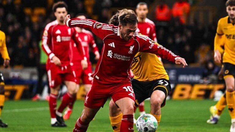 Wolves vs Liverpool Match Result 2–1 in the Premier League