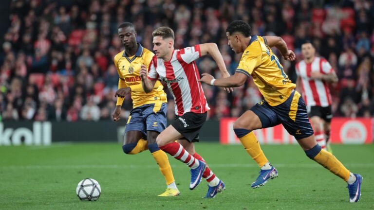 Athletic Bilbao vs Villarreal Match Result 1 – 2 in La Liga