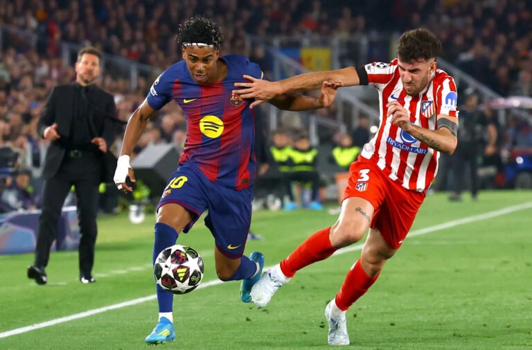 Atletico Madrid vs Barcelona Match Result 1-2 in the Champions League Quarterfinal