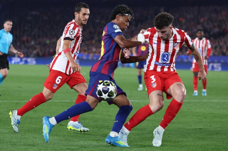 Barcelona vs Atlético Madrid Match Result 0-2 in the Champions League