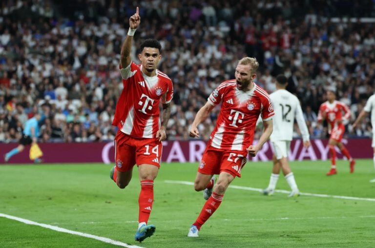 Bayern Munich vs Real Madrid Match Result 4-3 in the Champions League