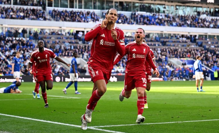 Everton vs Liverpool Match Score 1-2 in the Premier League