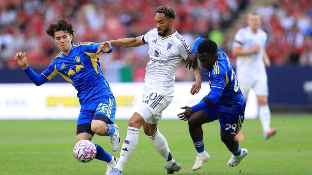 Manchester United vs Leeds United Match Result 1-2 in the Premier League