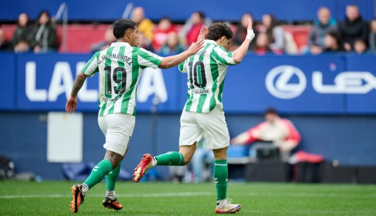 Osasuna vs Real Betis played out an entertaining 1-1 draw in La Liga Osasuna vs Real Betis Match 1-1 Draw in La Liga