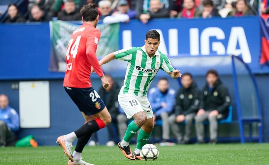 Osasuna vs Real Betis Match 1-1 Draw in La Liga