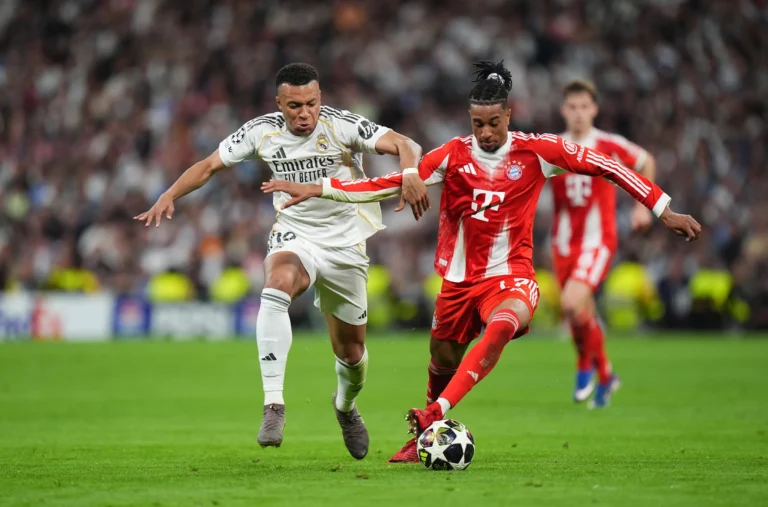 Real Madrid vs Bayern Munich Match Result 1-2 in the Champions League Quarterfinal