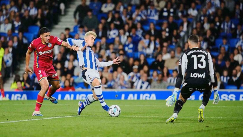 Real Sociedad vs Getafe Match Result 0-1 in La Liga