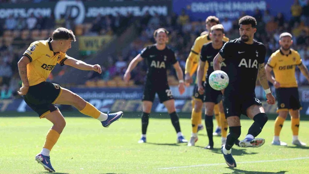 Wolverhampton vs Tottenham Match Score 0-1 in the Premier League