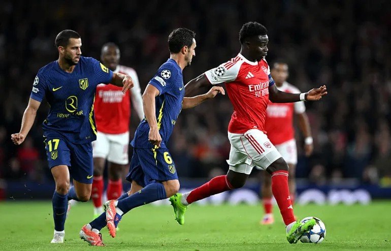 Arsenal vs Atletico Madrid Match Result 1-0 in the Premier League