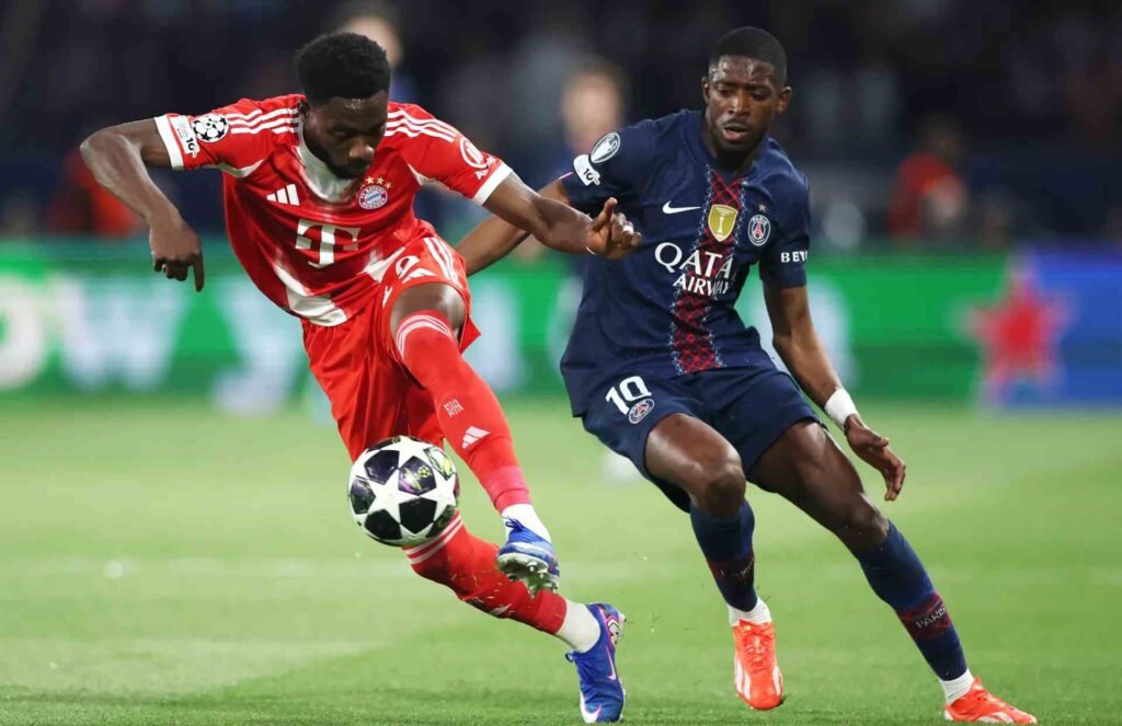 Bayern Munich vs PSG match result 1-1 Draw