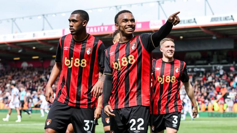 Bournemouth vs Crystal Palace Match Result 3-0 in the Premier League