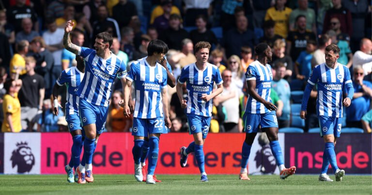 Brighton vs Wolves Match Score 3-0 in the Premire League