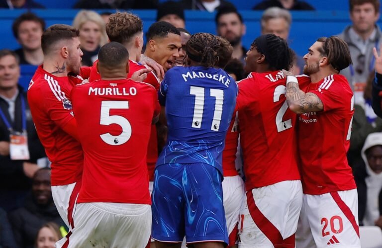 Chelsea vs Nottingham Forest Match Result 1-3 in the Premier League