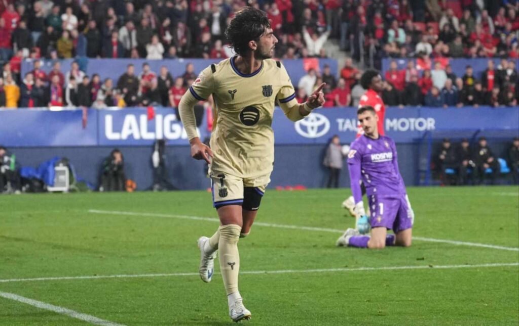 Osasuna vs Barcelona Match Result 1-2 in La Liga