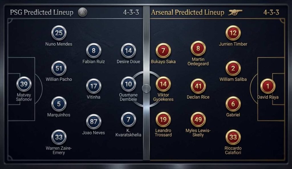 PSG vs Arsenal | UEFA Champions League Final Match Prediction