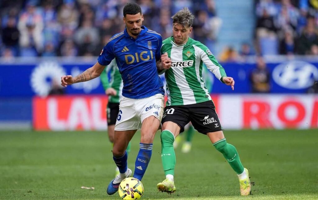 Real Betis vs Real Oviedo match result 3-0 in La Liga