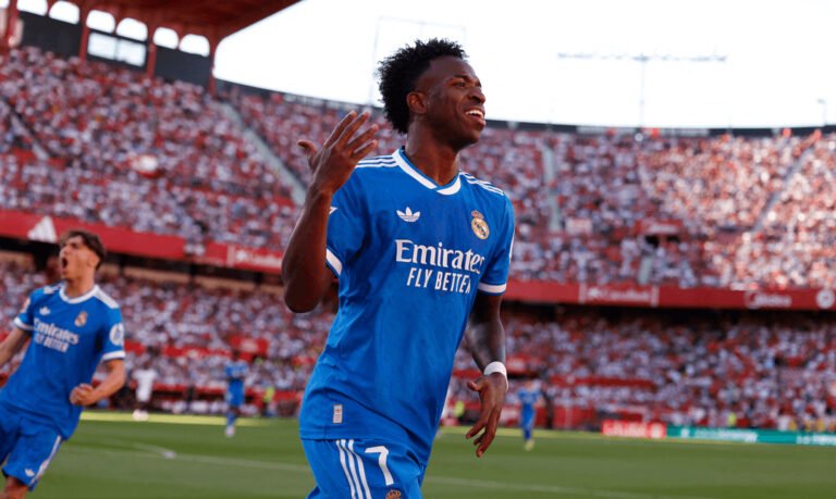 Vinicius Jr. Strike Earns Real Madrid Gritty Away Win at Sevilla Real Madrid vs Sevilla Match result 1-0 La Liga Round 37 2026 Season