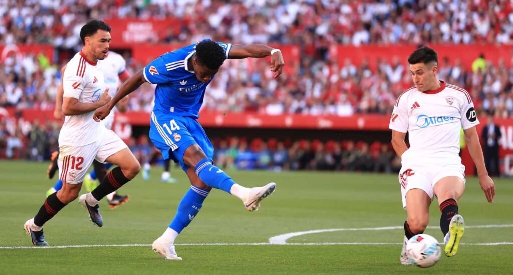 Real Madrid vs Sevilla Match result 1-0 La Liga Round 37 2026 Season