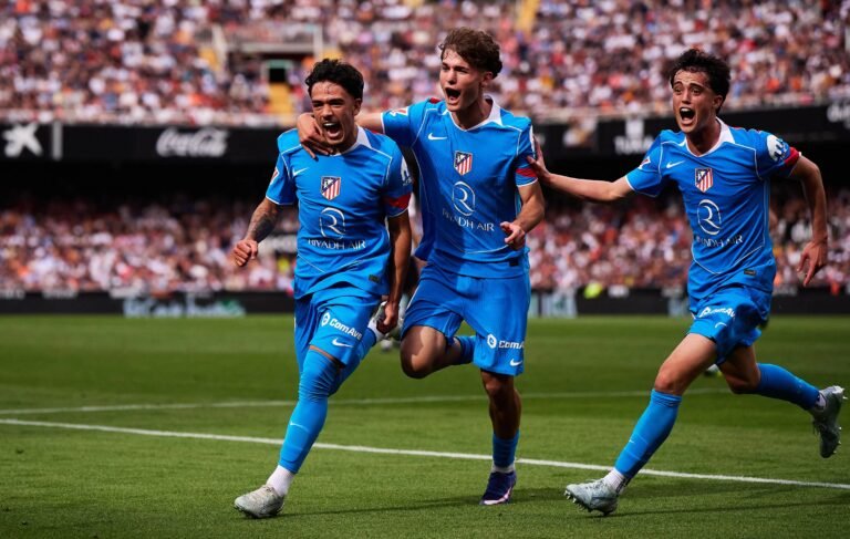 Valencia vs Atletico Madrid Match Result 0-2 in La Liga