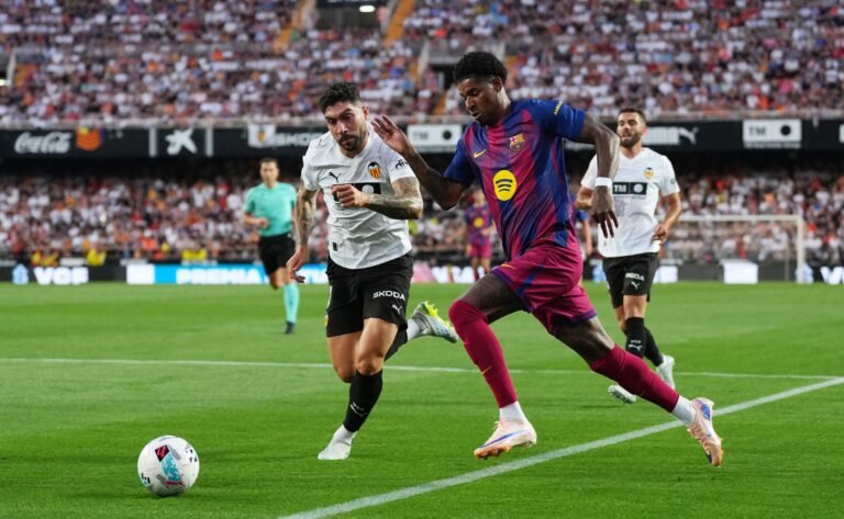 Valencia vs Barcelona Match Score 3-1 in La Liga 2025/26 Season