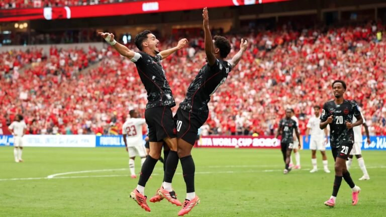Canada vs Qatar 6-0 World Cup 2026