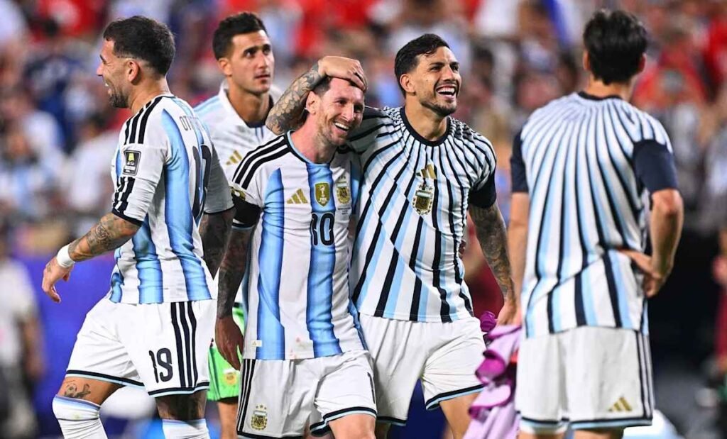 Argentina national football team vs England national football team lineups