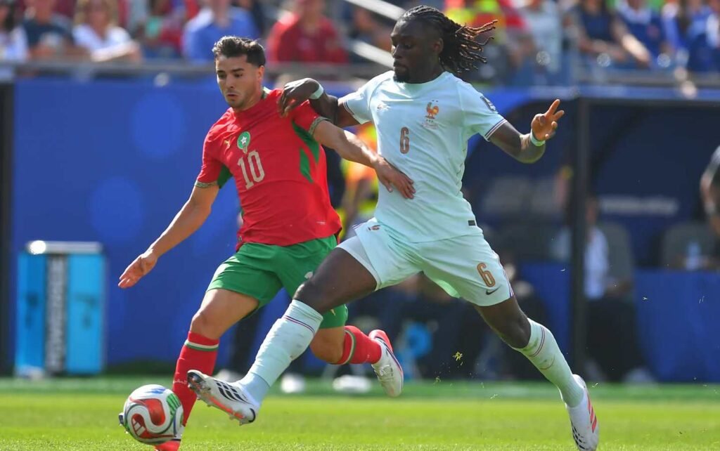 France secures a 2-0 victory against Morocco and book their place in the semifinals